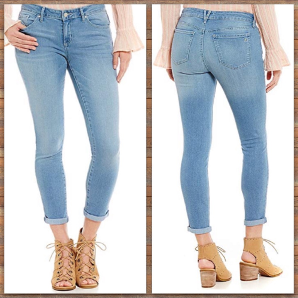 Jessica Simpson rolled crop skinny jean size 8